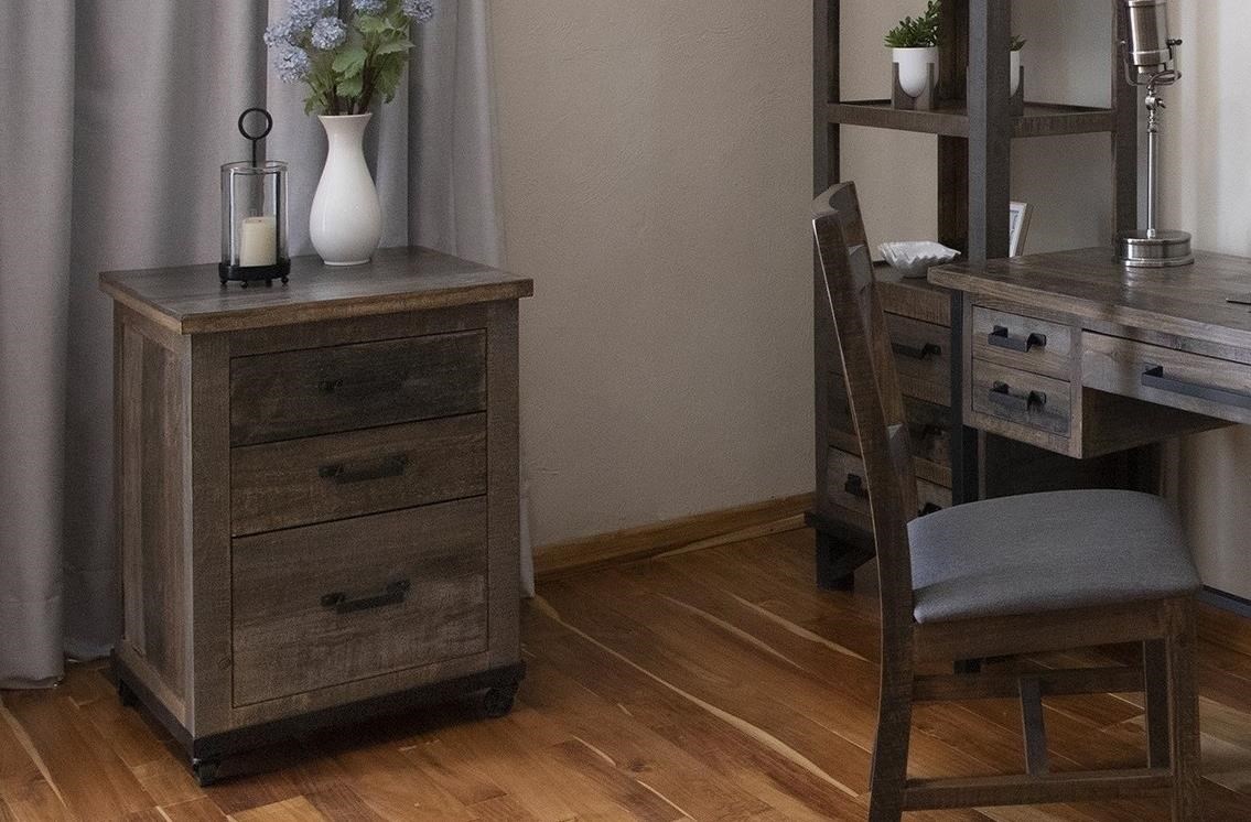 IFD International Furniture Direct Loft OFFIFILE3309 Rustic File